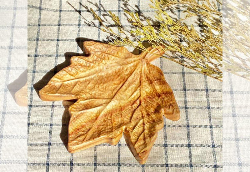 楓葉造型茶點盤-道格拉斯楓