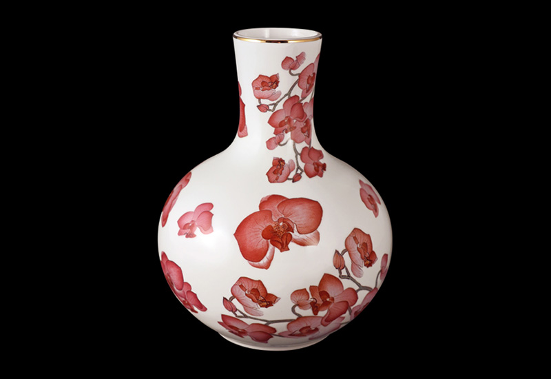 蝴蝶蘭長頸天球瓶