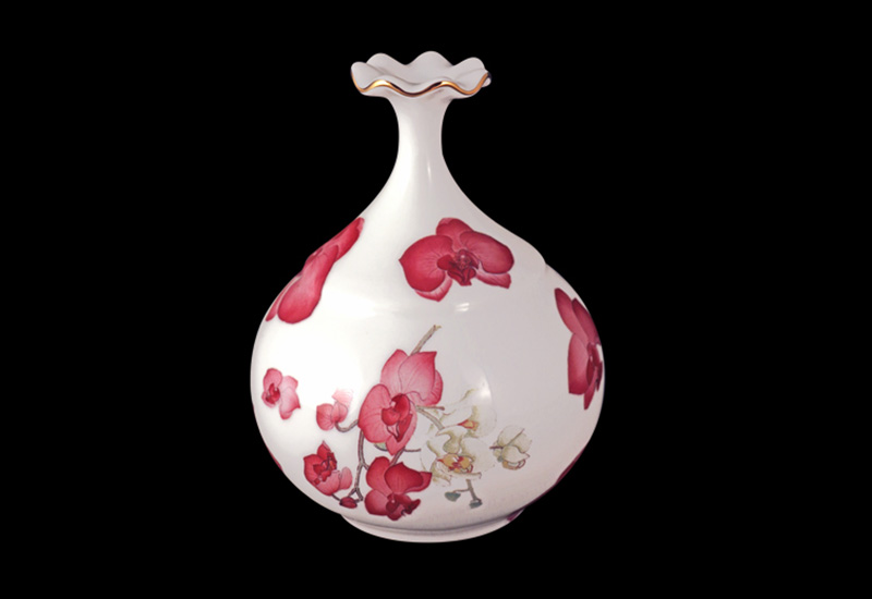 蝴蝶蘭荷口瓶(小)