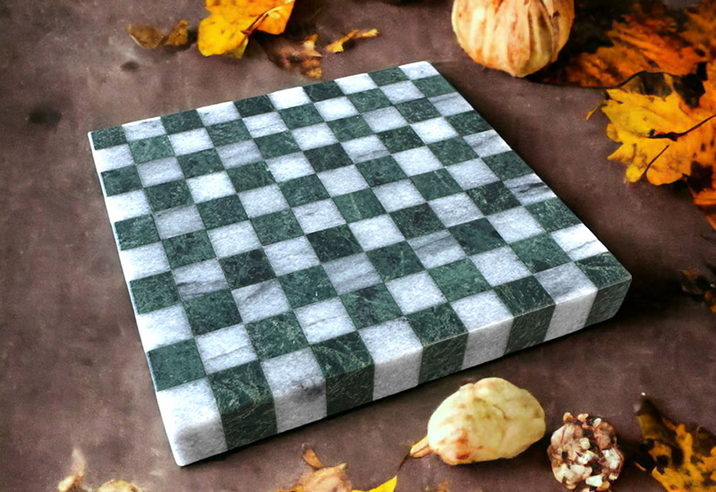 經典棋盤格拼接杯墊