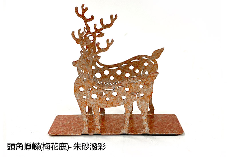 案上喜閱-頭角崢嶸-梅花鹿(多色) 名片架