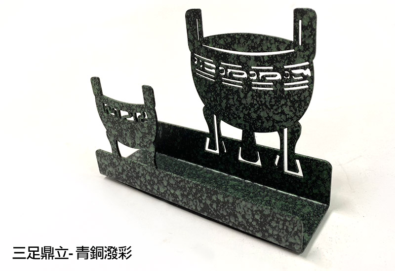 案上喜閱-三足鼎立(多色) 名片架