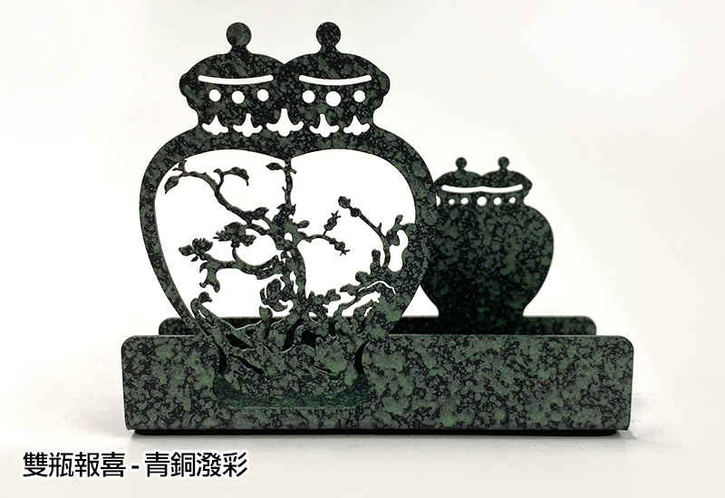 案上喜閱-雙瓶報喜(多色) 名片架 