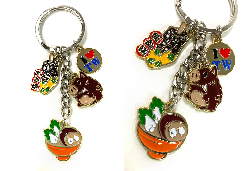 K44-D 豬+小吃鑰匙圈