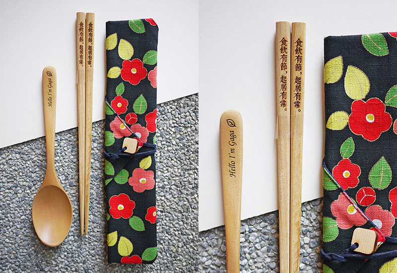 食尚餐具組-筷子湯匙布套組