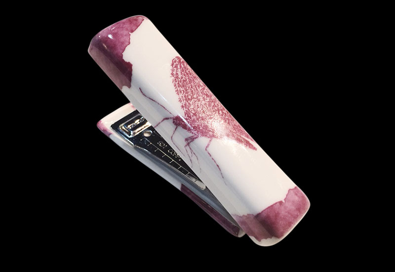 台灣寬尾鳳蝶陶瓷釘書機