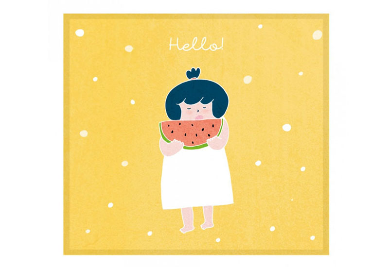 BYC印花萬用布 kerkerland(Hello!)