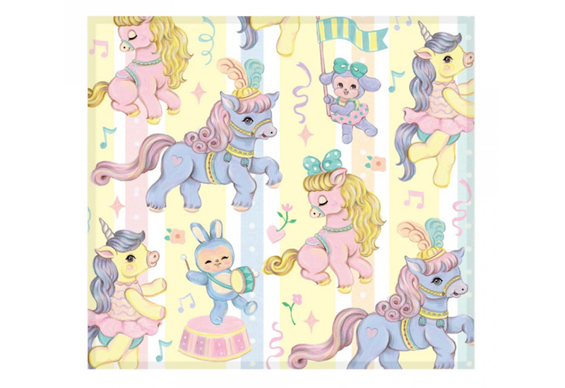 BYC印花萬用布  Only Two(Pony Parade)