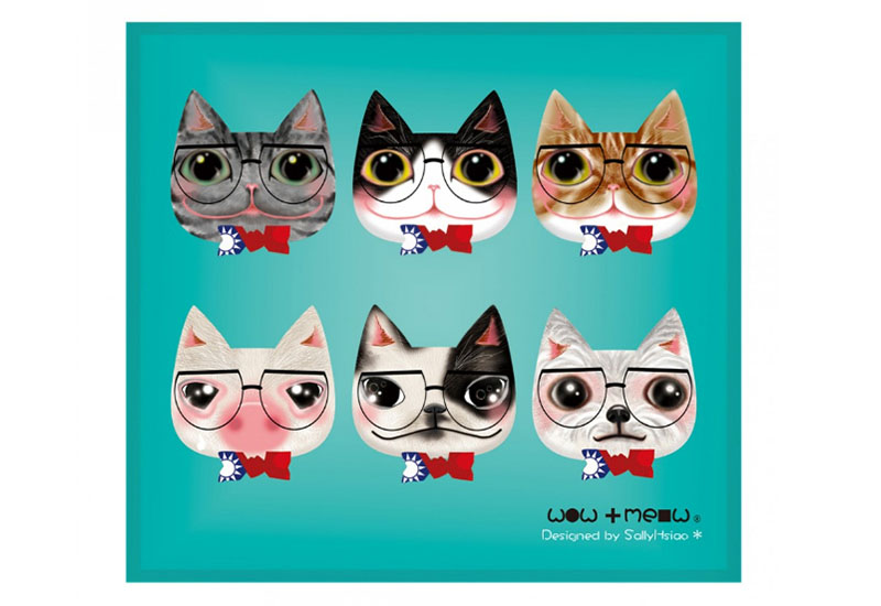 BYC印花萬用布 Sally(偵探眼鏡汪喵)