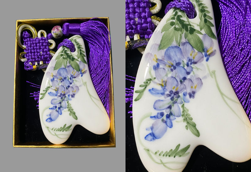 紫藤花刮痧板 紫藤花刮痧板