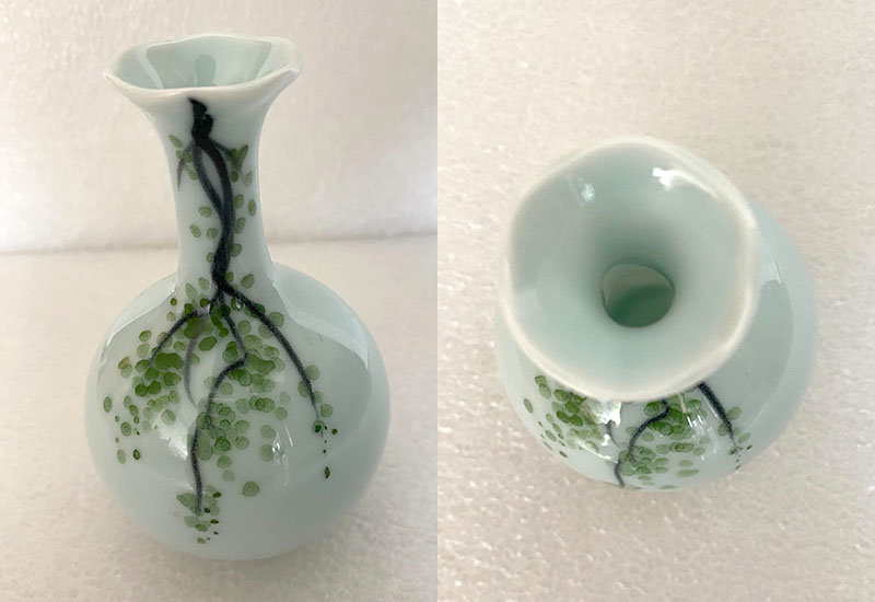 瓷-荷花口日本手繪