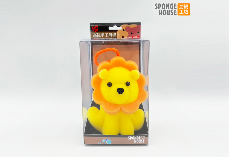乖乖坐好動物造型沐浴海綿(獅子) 乖乖坐好動物造型沐浴海綿(獅子)