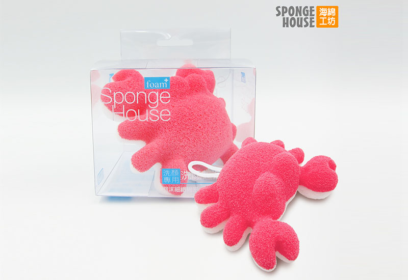 海洋生物起泡綿(螃蟹)