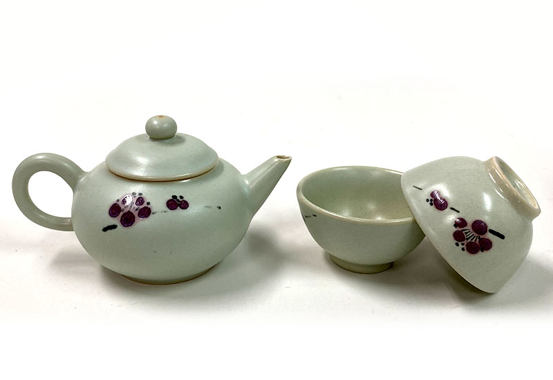 心陶園 汝窯紅梅茶組