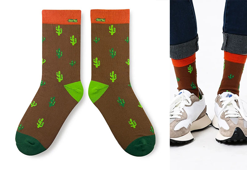 經典仙人掌 厚襪款(2種尺寸) 