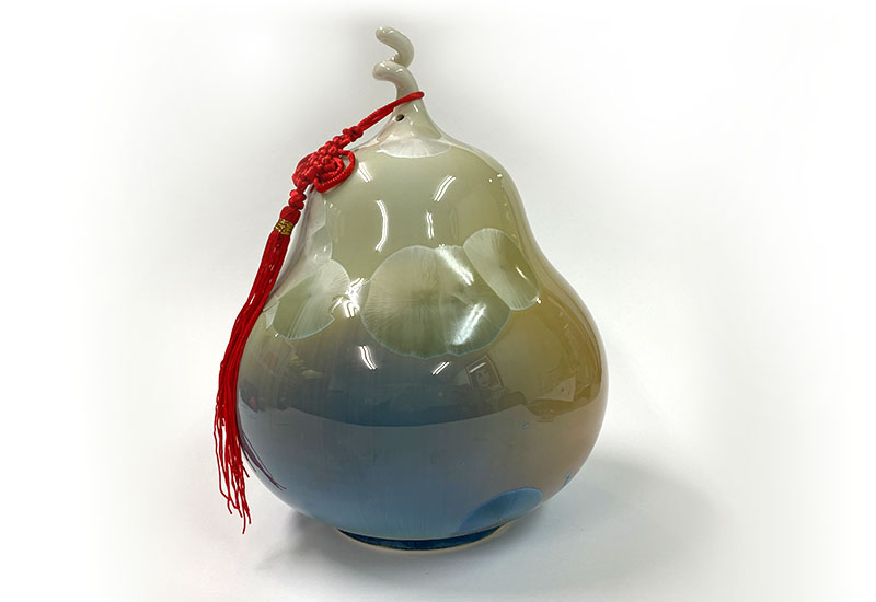 彭文雄 10吋福來運轉 結晶釉