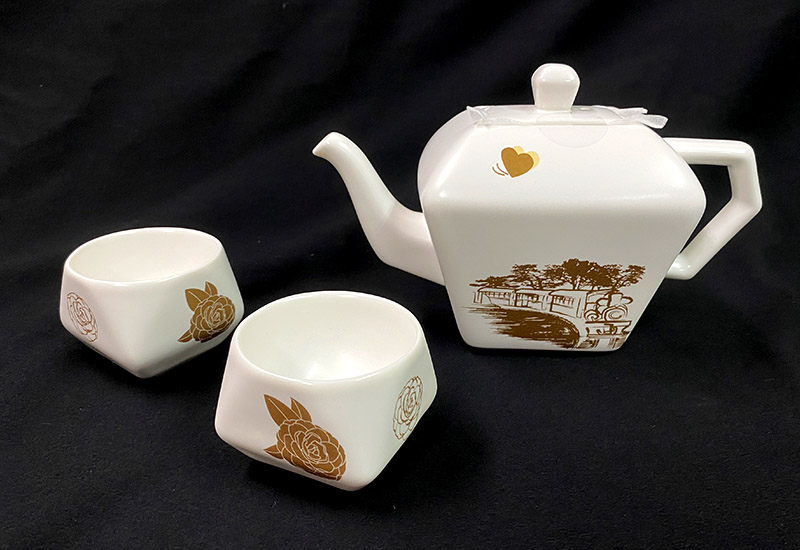 L41風華台灣天燈後把茶具組（一壺二杯）