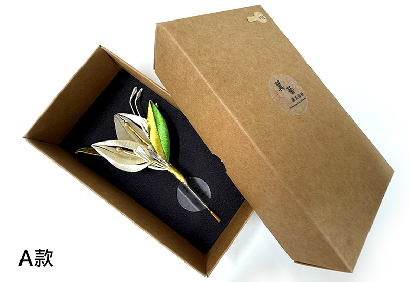 客家纏花雙花飾