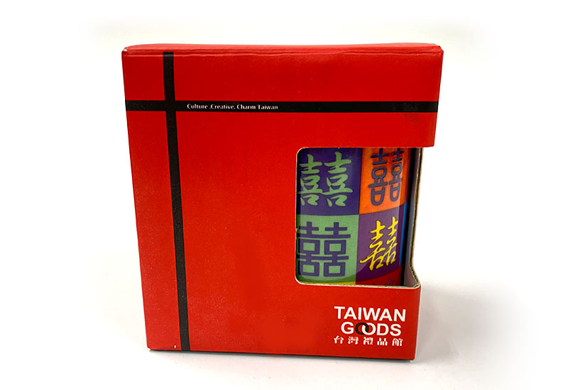 開門見囍 囍字馬克杯-普普風