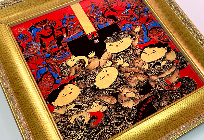 傑作陶 D05全家福門神（精裝版）