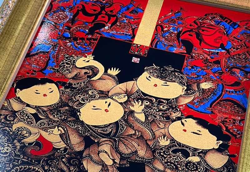 傑作陶 D05全家福門神（精裝版）