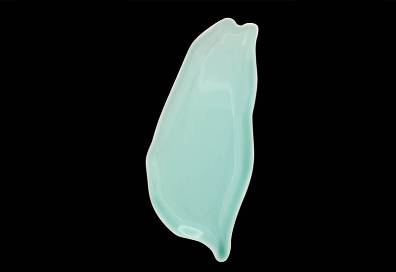 傑作陶 青瓷台灣盤 臺灣造型餐盤 plate