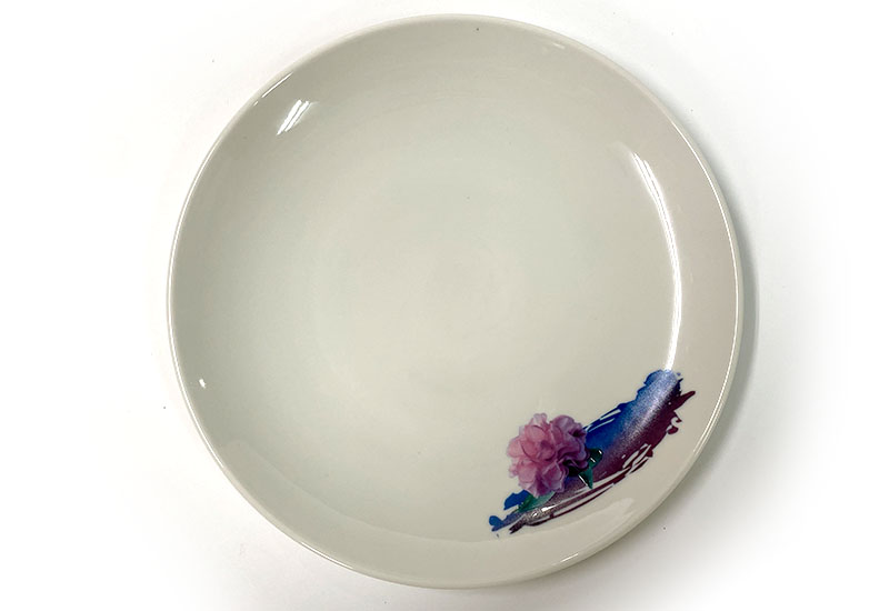 T52-3D藍鵲碗盤組(6碗6盤)