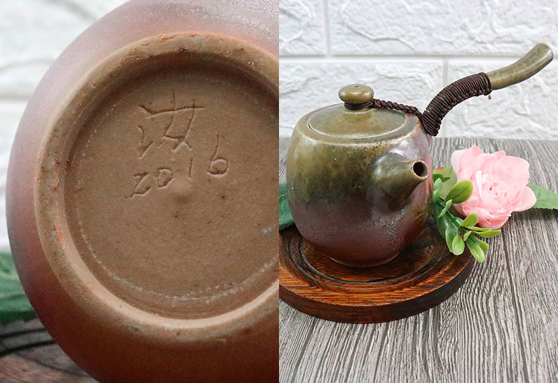 林映汝 春深 手工柴燒側把壺