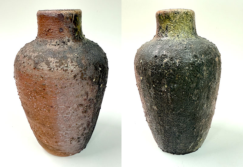 嶺上藏岩 柴燒梅瓶