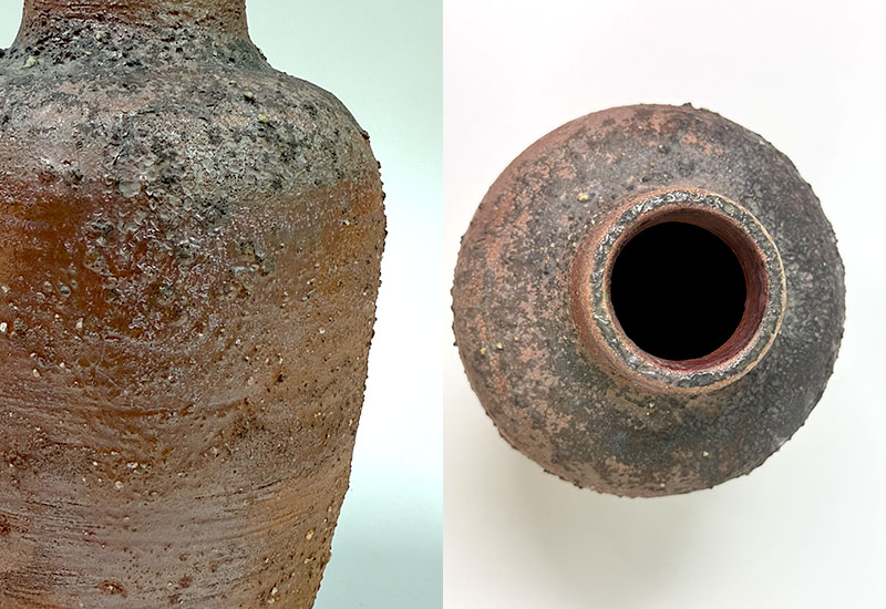 嶺上藏岩 柴燒梅瓶