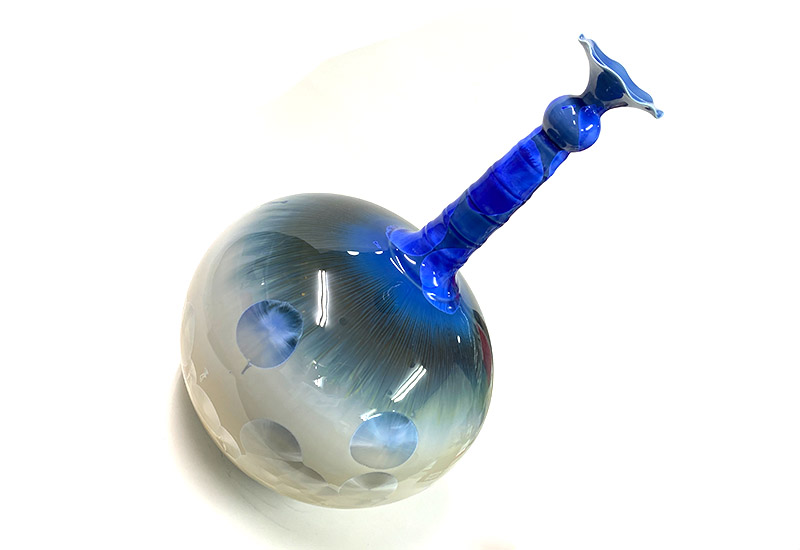 彭文雄 絕版結晶釉荷口梅瓶