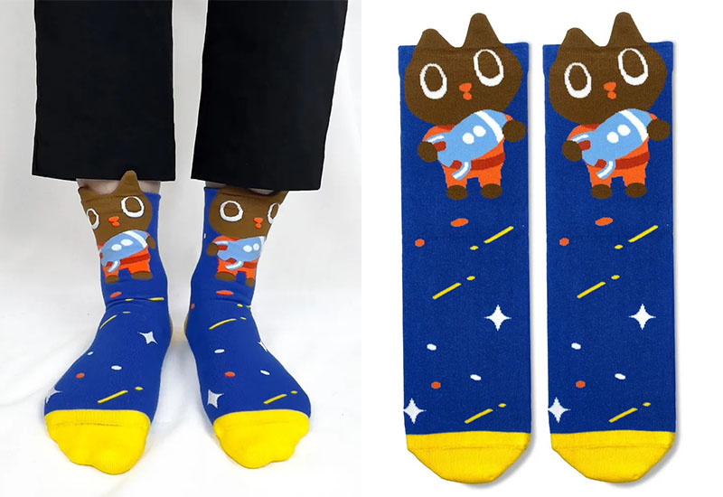 Kuroro太空學校01-童襪/成人襪(2種尺寸)