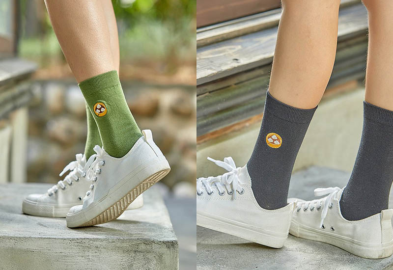 木森好襪 台灣美食襪-小籠包(3色) 刺繡款 微笑台灣MIT認證 台灣小吃襪子