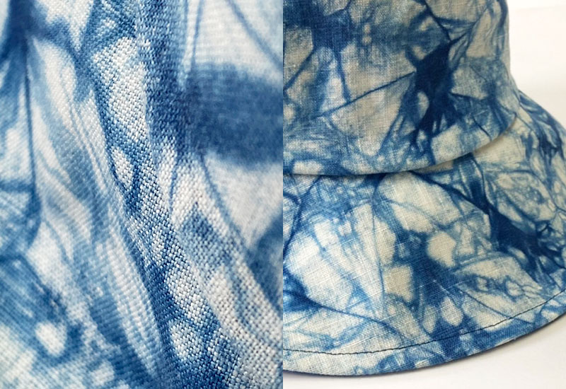 天染休閒帽-藍雲染(2色可選)