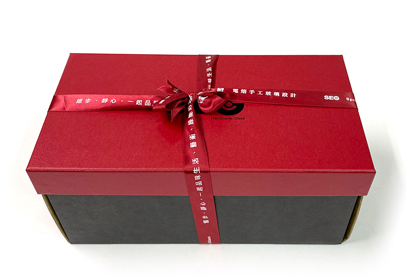 春池玻璃 福氣神豬S(白.金茶)  精裝盒