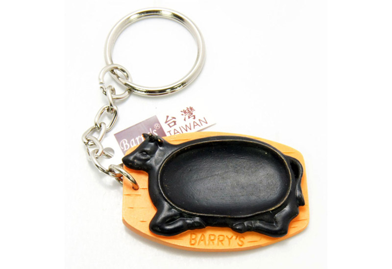 金時遊蹤 夜市牛排盤鑰匙圈 台式牛排鑰匙圈
