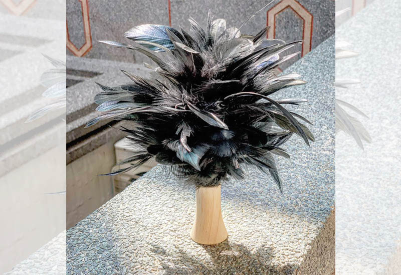 手手 黑羽  雞毛撢子 佈置除塵清潔收納 台灣特色手工藝 