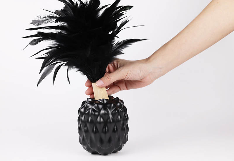 手手 黑鳳梨 擺飾 