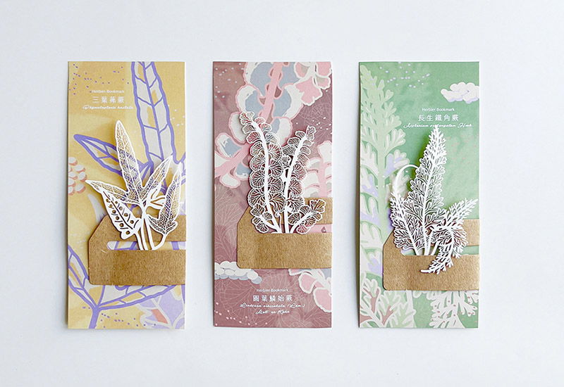 蕨類標本紙雕5.0-三葉茀蕨