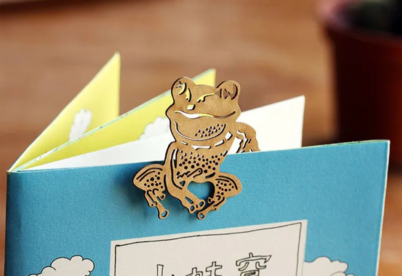 麥麥動物園-諸羅樹蛙 紙雕書籤