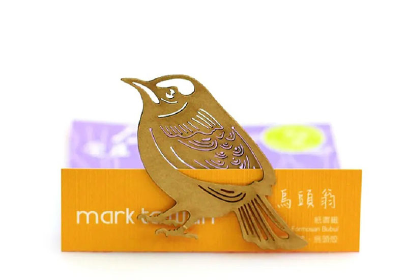 麥麥動物園-烏頭翁 紙雕書籤