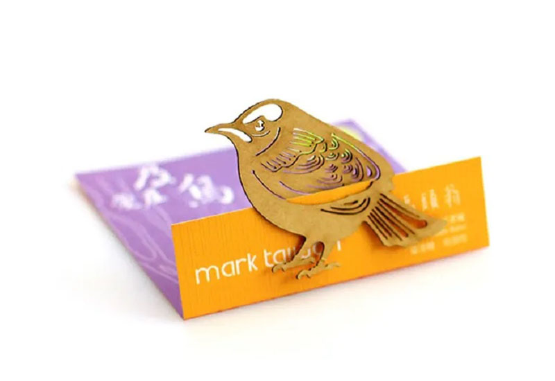 麥麥動物園-烏頭翁 紙雕書籤