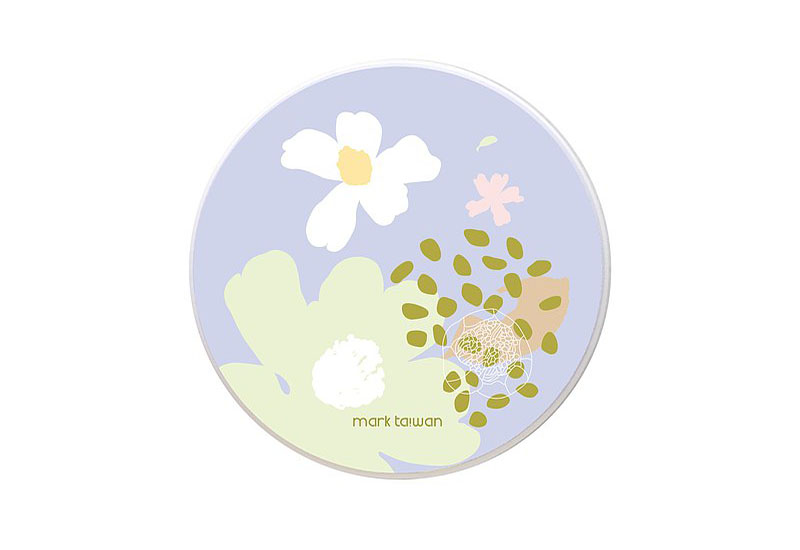 大視 山茶花杯墊 恆春山茶花 Taiwan Hengchun Camellia coaster