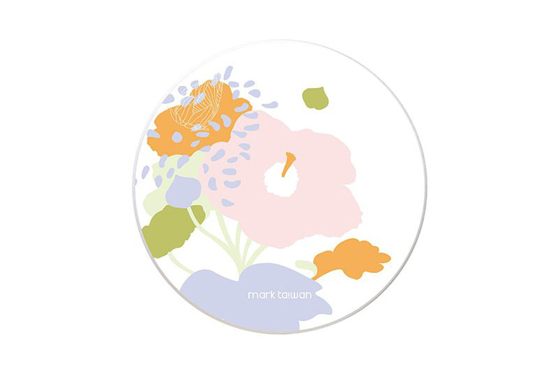 大視 山芙蓉杯墊 吸水杯墊 山芙蓉花杯墊 Taiwan Mountain Hibiscus Flower coaster