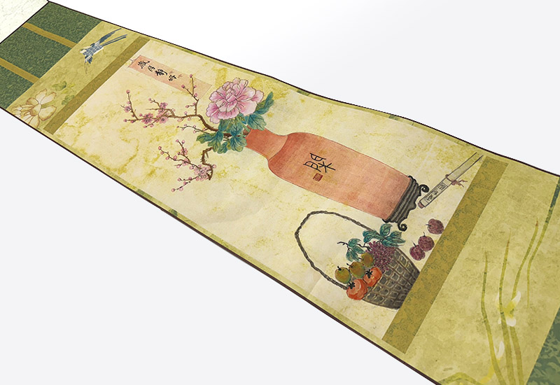 林間藝術 歲月靜好 捲抽掛畫