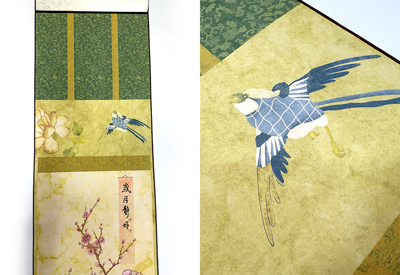 歲月靜好 捲抽掛畫