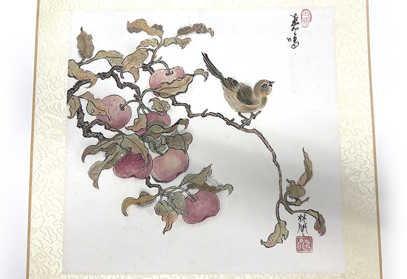 林閒藝術 春鳴 捲抽掛畫
