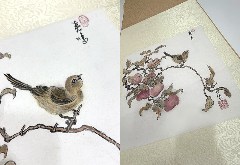 林閒藝術 春鳴 捲抽掛畫