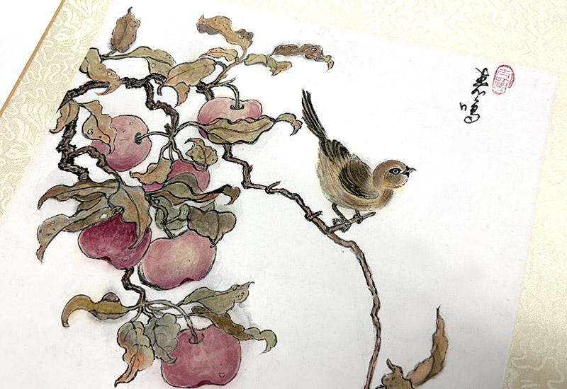 林閒藝術 春鳴 捲抽掛畫