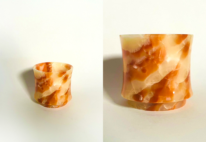 昇爵 玉石竹節杯(多色)